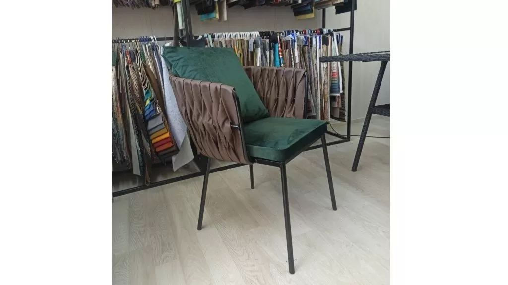 Плетеный стул Фабрик на металлическом каркасе от ООО Фокси крафт