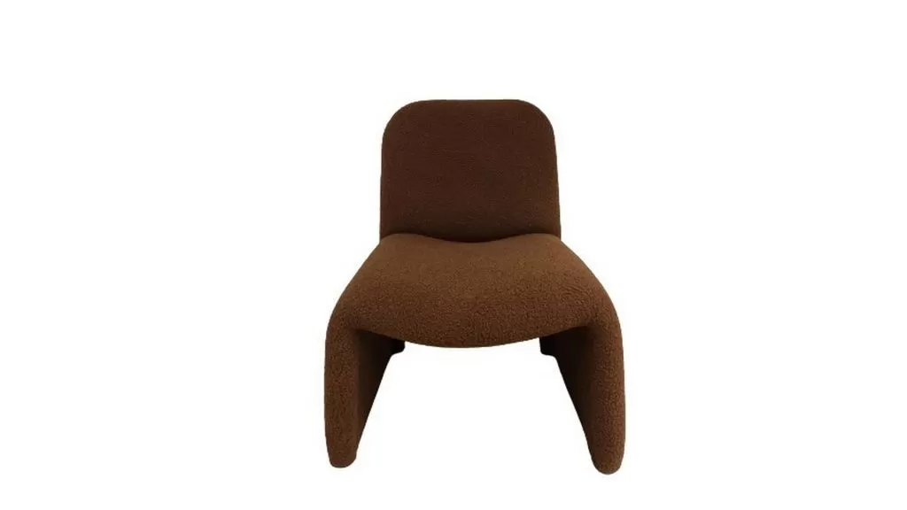 Необычное плюшевое кресло 