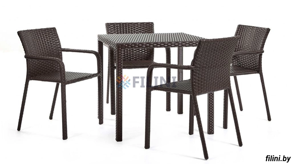 Обеденный набор стол и стулья "Хорека" под заказ на сайте производителя filini.by