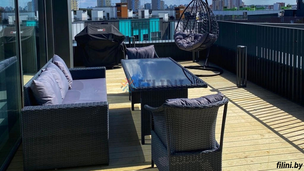 Набор садовой мебели "Березка" из искусственного ротанга на сайте производителя filini.by