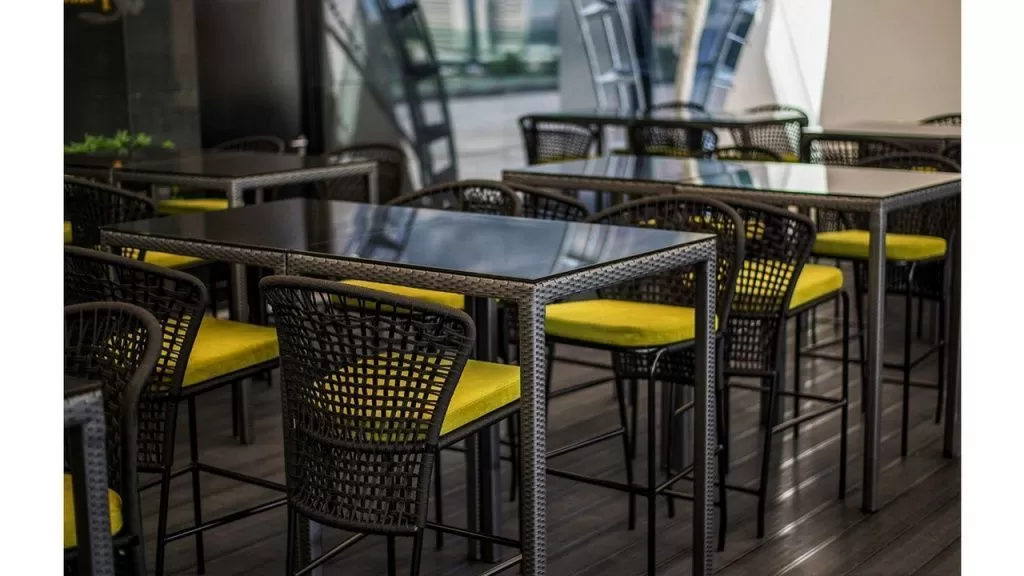 Барные стулья купить в Минске. Барные и полубарные стулья Эмбер из синтетического шнура от ООО