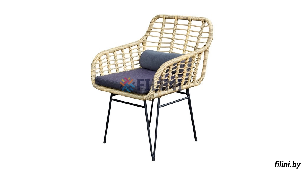 Уличный стул "Орландо" из искусственного ротанга для террасы на сайте производителя filini.by