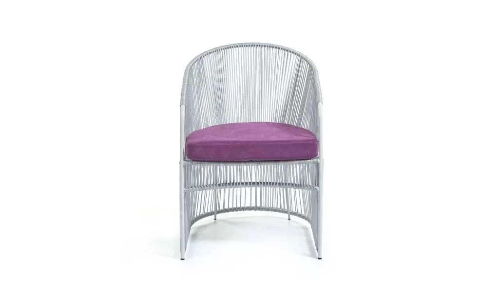 Плетеный стул Фонтан из джутовой веревки на террасу от производителя ООО Фокси крафт