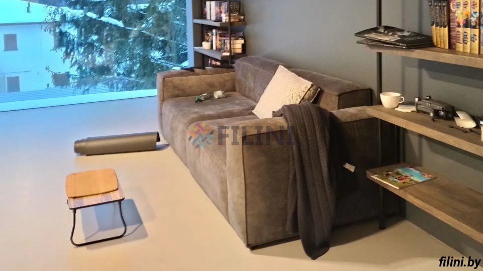 Модульный диван Лей светло коричневого цвета на заказ у производителя ООО Фокси крафт Минск