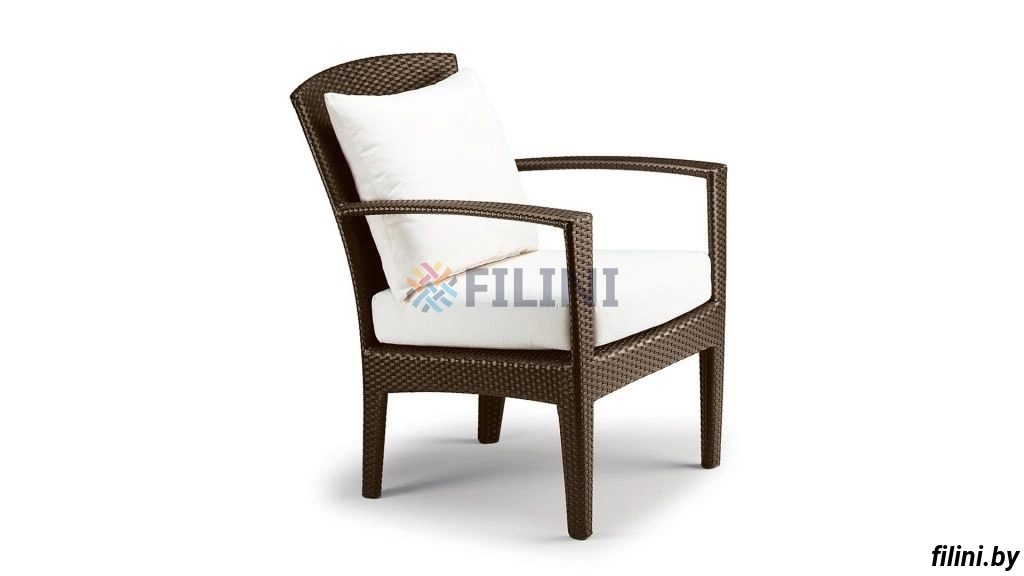 Садовое кресло "Модерн" для кафе и ресторанов из искусственного ротанга на металлическом каркасе в Минске от ООО Фокси крафт