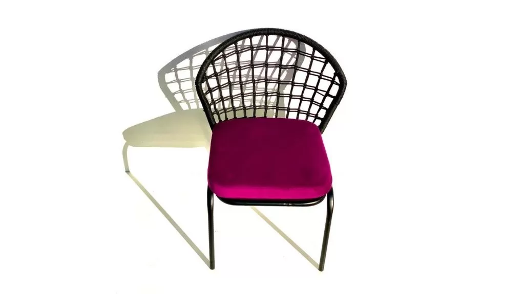 Плетеный стул на террасу. Изготовление плетеной мебели из веревки в Беларуси - ООО Фокси крафт