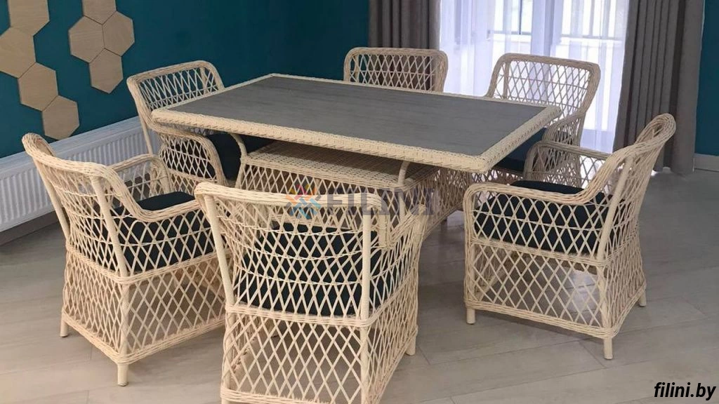 Мебель для террасы и веранды "Романс" из искусственного ротанга на сайте производителя filini.by