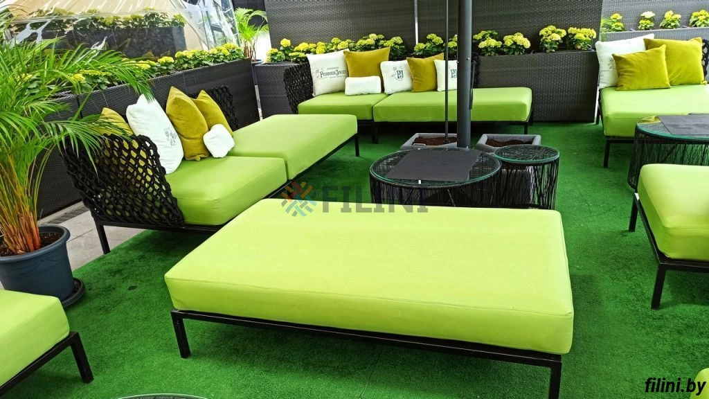 Плетеная коллекция "Моджо" из искусственного ротанга и полипропиленового шнура для террасы, веранды, балкона, лоджии