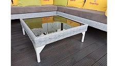 Садовый журнальный столик. Чайные, кофейные и журнальные столы из ротанга купить в Минске. Фокси крафт - производство садовой мебели для дачи, террасы, веранды, балкона