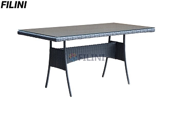 Столы из искусственного ротанга на заказ в каталоге производителяя мебели ООО Фокси крафт