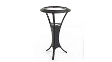 Стол барная стойка из искусственного ротанга. Барный барный стол "Стик" круглый, для уличного паба, бара, кафе купить в Минске у производителя ООО Фокси крафт