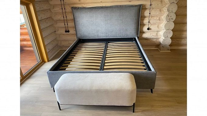 Купить кровать "Лари" с подъемным механизмом, мягким изголовьем у производителя ООО "Фокси крафт" в Минске