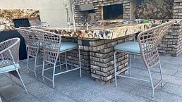 Фокси крафт в интерьере терраса "Зеленый Луг"