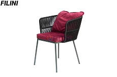 Купить уличный стул "Фабрик-2" из веревки, в рассрочку с ценами, фото, в Минске от Фокси крафт