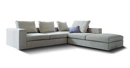 Большой угловой диван "Миндоро" с механизмом разложения "Тик-так", для зала или гостиной, на заказ в Минске