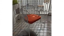 Купить стулья для кафе из веревки в Минске. Обеденный стул "Клауд" из веревки для кафе, ресторана, террасы, балкона, веранды, лоджии у производителя ООО Фокси крафт. Доставка, рассрочка