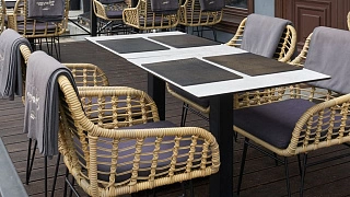 Фокси крафт в интерьере кафе "Бульбашъ"