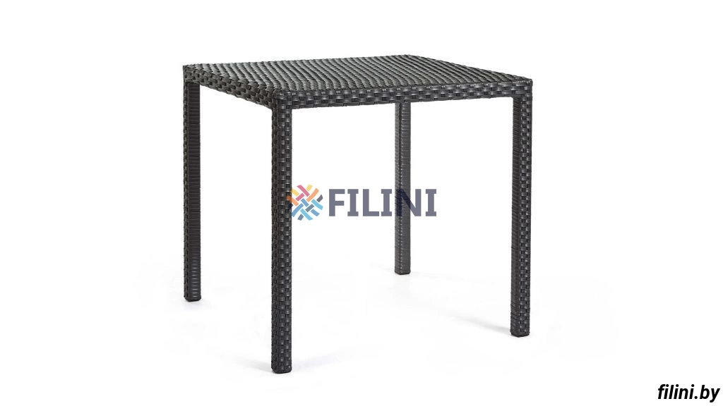 Обеденный стол из искусственного ротанга на заказ у производителя FILINI