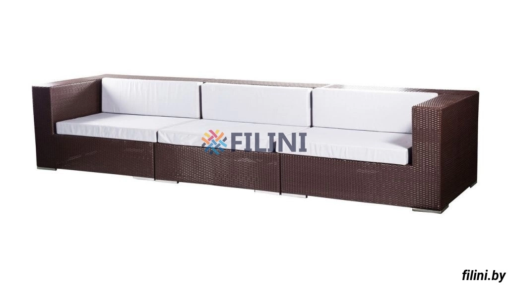 Большой модульный диван "Квадро" на шесть посадочных мест