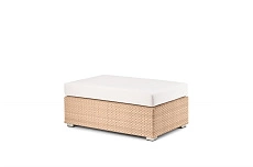 Плетеный пуф "Квадро" из искусственного ротанга на балкон, лоджию, веранду, террасу. Фокси крафт - производство уличной мебели в Минске