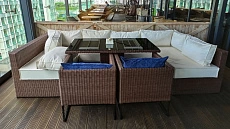 Набор садовой мебели "Рубик" из искусственного ротанга для дачи в каталоге производителя FILINI Баларусь