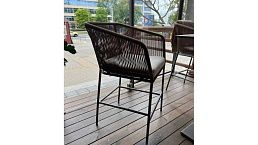 Купить плетеный барный стул "Ирис" из синтетического шнура в Минске с ценами, фото у ООО "Фокси крафт"