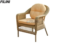 Плетеное кресло "Гроди" из искусственного ротанга на террасу, веранду, балкон и лоджию в Минске у производителя ООО Фокси крафт