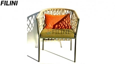 Купить уличный плетеный стул "Джут" из джута в Минске. Фокси крафт - производство уличной плетеной мебели из джута для летнего кафе, ресторана, сада, террасы, балкона, лоджии, дачи. Доставка, рассрочка