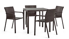 Обеденный набор стол и стулья "Хорека" для кафе в каталоге производителя FILINI