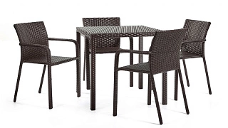 Возможно Вас заинтересует Обеденный набор стол и стулья "Хорека"