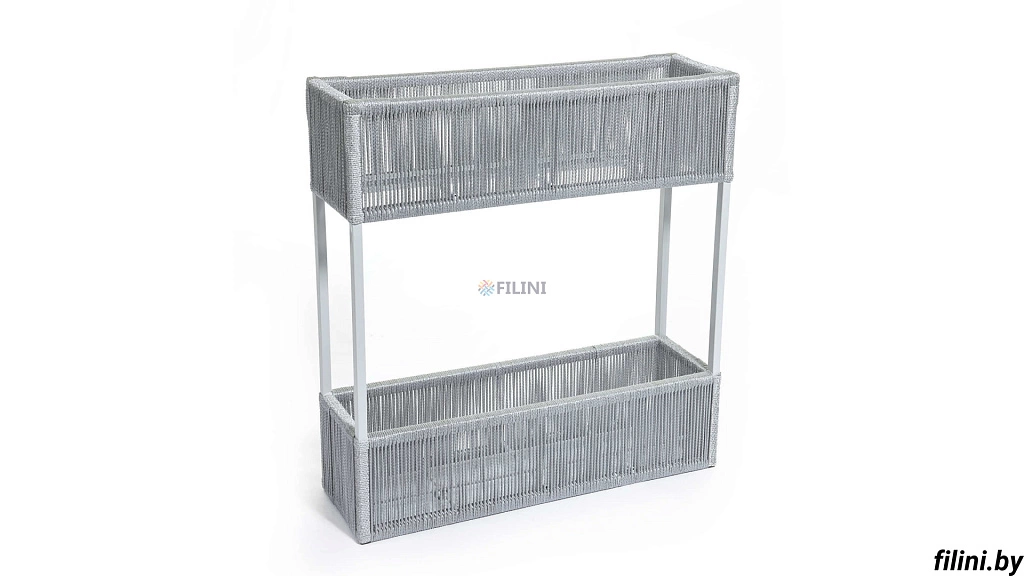 Плетеное кашпо для цветов из джута на террасу, купить в Минске. ООО Фокси крафт - плетеные напольные и подвесные кашпо из джута (синтетического шнура) и искусственного ротанга в Беларуси