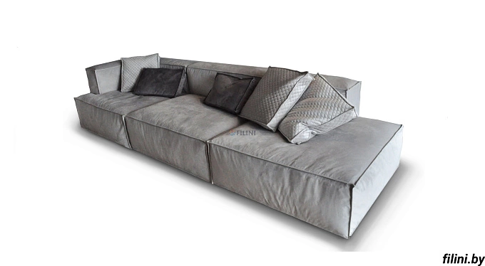 Купить модульный диван "Лей" без ножек по выгодной цене у производителя ООО"Фокси крафт" Беларусь. Гарантия, доставка по РБ