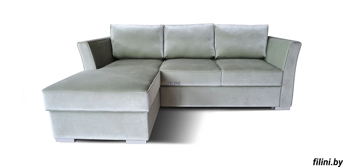 угловой диван "Фано" для ежедневного сна от производителя ООО Фокси крафт Беларусь. Механизм трансформации "Тик-так"