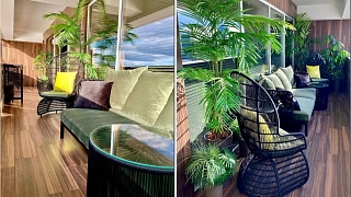 Фокси крафт в интерьере "Москва сити"