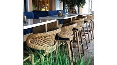 Барная коллекция "Мерит" плетеной уличной мебели из искусственного ротанга для кафе, ресторана, бара, купить у производителя ООО Фокси крафт в Минске. Рассрочка, доставка по Беларуси