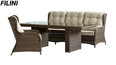 Комплект уличной мебели "Глен" в каталоге производителя FILINI