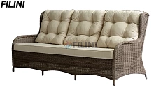 Садовый диван "Глен" из искусственного ротанга в каталоге производителя FILINI